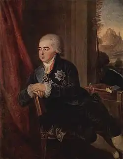 Fürst Alexej Kurakin, Gouverneur der Ukraine.