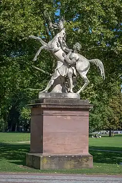 Rossebändiger im Unteren Schlossgarten, Stuttgart