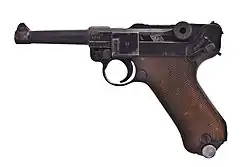 Vergleichsweise die Luger P08