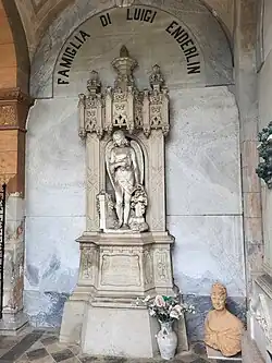 Grabmal für die Familie Luigi Enderlin (1882) auf dem Friedhof Lugano