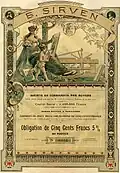 Wertpapierdesign von Luigi Loir