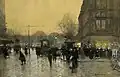 Ein Platz in Paris