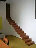 Treppe im Lesesaal