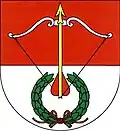 Kranz im Wappen (Lukov u Bíliny, Tschechien)