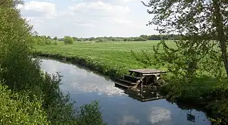 Anlegestelle am Ortsausgang von Lunestedt