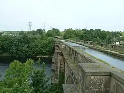 Blick über den Lune Aqueduct