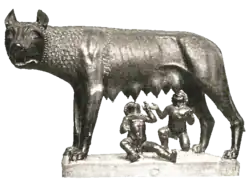 Foto einer Statue