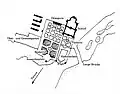 Plan des Lustgartens um 1700