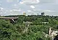 Kirchberg-Plateau Sicht vom Pfaffenthal