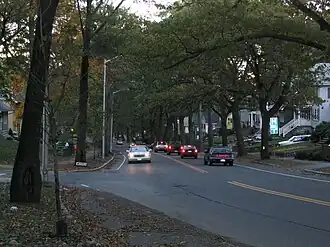 Der Lynn Fells Parkway in Melrose