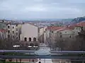 Sicht auf Lyon von der oberen Gartenanlage