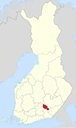 Lage von Mäntyharju in Finnland