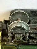 Märklin-Modelleisenbahn Modell 344.6 (H0, 1947..1949), Räder mit Zinkpest