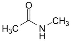 Strukturformel von N-Methylacetamid