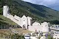 Die Burgruine in der Mühlbacher Klause, die das westliche Pustertal sperrte