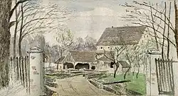 Die Connewitzer Mühle von der Wasserseite 1890[12]