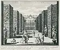 Der Königsbusch, Kupferstich, um 1725