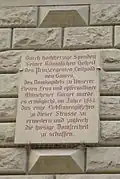 Infotafel zur Liebfrauenstraße