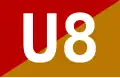Liniensignet der ehemaligen U8