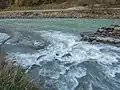 Mündung der Dranse in die Rhone