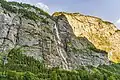 Mirrenflue und Mürrenbachfall