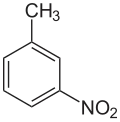 Struktur von M-Nitrotoluol