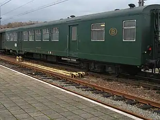 Museal erhaltener M2-Wagen in La Louvière