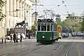 Triebwagen MAN-Siemens 1935 mit Kardalew-Beiwagen