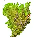 Lage des Mont Pilat innerhalb des Zentralmassivs