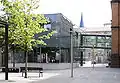 Die ehemalige Turnhalle, nun Lehrerzimmer und Aula