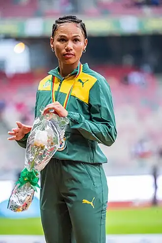 Miranda Coetzee bei den Afrikameisterschaften 2024 in Douala