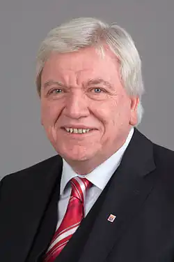 Volker Bouffier (31.&nbsp;August 2010 bis 31.&nbsp;Mai 2022)