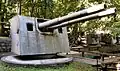 120-mm-Geschütze in Zwillingslafette der Gryf (Marinemuseum in Gdingen)