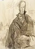 Selbstporträt, 1948, Nationalgalerie, Budapest