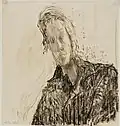 Selbstporträt, 1948, Nationalgalerie, Budapest
