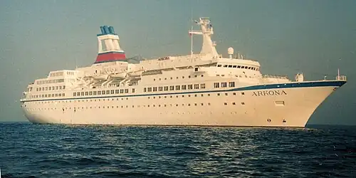 Die Arkona auf Ostsee-Fahrt (1989)