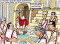 "Drama", Zeitungs-Cartoon vom 4. Juni 2008;