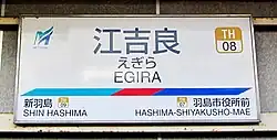 Bahnhofsschild