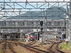 Ansicht der Bahnsteige