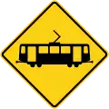 Straßenbahn kreuzt (Kalifornien)