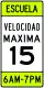 Tempolimit wegen einer Schule (Puerto Rico)