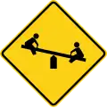 Zeichen W15-1 Spielplatz