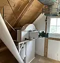 Elevatorkopf mit Förderschnecke bis zum Dachgiebel-balken