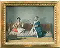 Jean-Étienne Liotard: Glavanis Schwester beim Lautenspiel, Istanbul um&nbsp;1740, Louvre.[6]