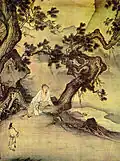 Ma Lin (1180–1265): Dem Wind in den Kiefern lauschend.
