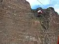 Gondel am Steilhang