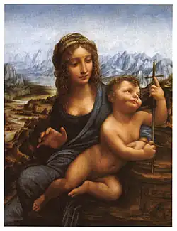 Madonna mit der Spindel Maria mit dem Kinde (Lansdowne Madonna) (Leonardo da Vinci)