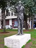 Statue des Dichters Ramón del Valle-Inclán