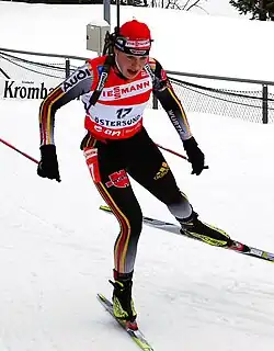 Magdalena Neuner und Ole Einar Bjørndalen