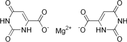 Strukturformel von Magnesiumorotat